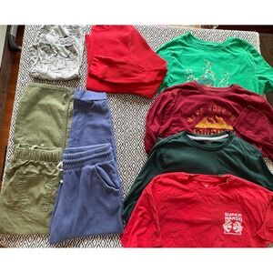 Boys Size XL Bundle Gap Old Navy Super Mario Shirts Joggers Pants 8 Piece Lot